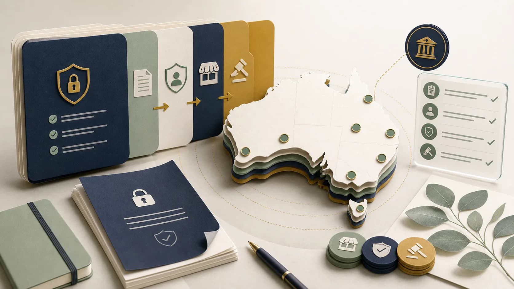 Australia Privacy Act reform workbench with layered compliance controls and reform documents